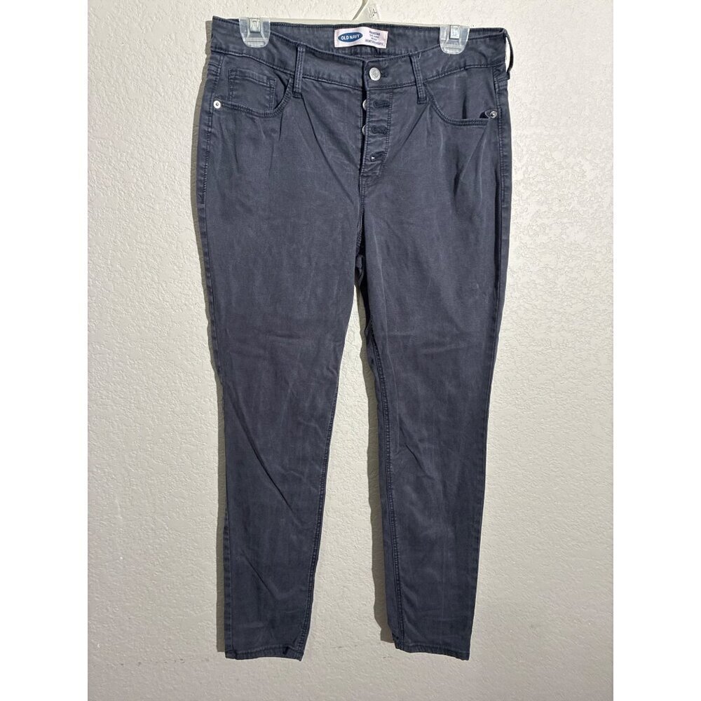 Old Navy Jeans Womens Rockstar High-Rise Super Skinny Size 10 P buttonfly